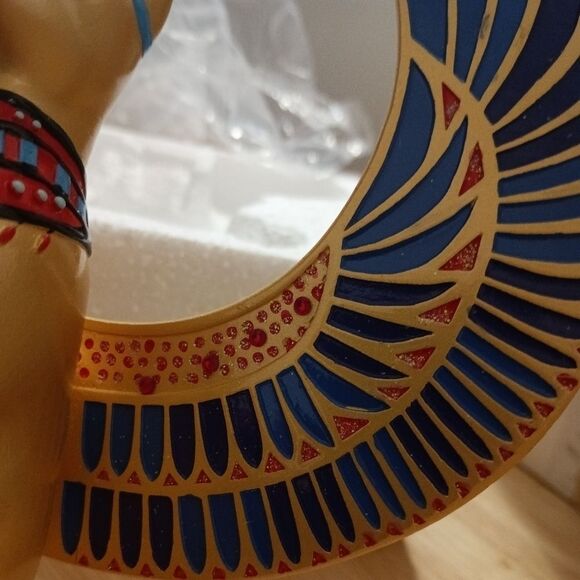 Egyptian Feline Of The Night Hamilton Collection - Picture 5 of 9